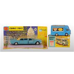 Lot of 2: Corgi Vehicle Die-Cast Toys.