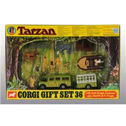 Corgi No. 36 Tarzan Die-Cast Set.