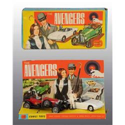 Corgi No. 40 Avengers Car Die-Cast Gift-Set.