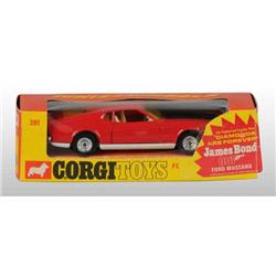 Corgi No. 391 James Bond Mustang Die-Cast Car.
