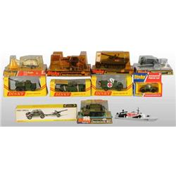 Lot of 11: Dinky Die-Cast Vehicle Toys.