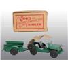 Image 1 : Pressed Steel Marx Willys Jeep Toy.