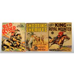 Lot of 3: Western Big Little Books.