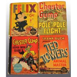 Lot of 4: Big Little Books.