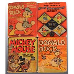 Lot of 4: Disney Big Little Books.