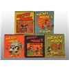 Image 1 : Lot of 5: Mickey Mouse Wee Little Books.