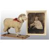 Image 1 : Sheep Pull Toy on Wooden Base.
