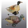 Image 1 : Lot of 2: Tin Hand-Painted Duck Wind-Up Toys.