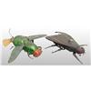 Image 1 : Lot of 2: Tin Hand-Painted Fly Toys.