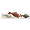 Image 1 : Lot of 3: Composition & Tin Fish Toys.