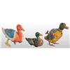 Image 1 : Lot of 3: Tin Litho Duck Wind-Up & Friction Toys.