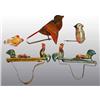 Image 1 : Lot of 5: Tin Bird & Rooster Toys.