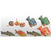 Image 1 : Lot of 9: Tin Litho Fish Toys.