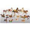 Image 1 : Lot of 16: Tin Horse Toys.