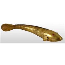 Copper Fish Rattle Toy.