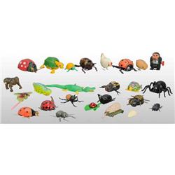 Lot of Approximately 25 Plastic Animal Toys.