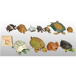 Lot of 11: Assorted Turtle Toys.