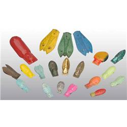 Lot of 20: Tin Insect Clicker & Spinner Toys.