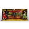 Image 1 : Tin Hand-Painted Girls Playing Tennis Toy.