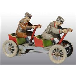 Tin Hand-Painted Double Irish Male Wind-Up Toy.