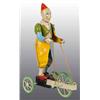 Image 1 : Tin Hand-Painted Clown Wind-Up Toy.