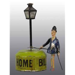 Tin Hand-Painted Bill Bailey Coming Home Toy.