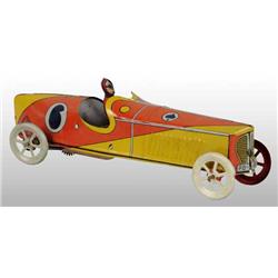 Tin Ingap Race Car Wind-Up Toy.