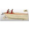 Image 1 : Tin Hand-Painted Boat Wind-Up Toy.