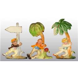 Lot of 3: Cast Iron Bottle Openers.