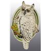Image 1 : Cast Iron Hubley Snowy Owl Doorknocker.