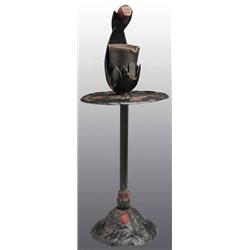 Cast Iron Tulip Smoking Stand.