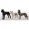 Image 1 : Lot of 3: Metal Alloy Dog Figures.