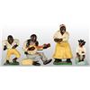 Image 1 : Complete Set of Black Family Figures.