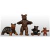 Image 1 : Lot of 4: Cast Iron Wilton Bear Family Figures.