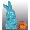 Image 1 : Lot of 2: Cast Iron Rabbit Paperweights.