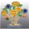 Image 1 : Cast Iron Hubley Marigolds Doorstop.