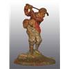 Image 1 : Cast Iron Overhead Swinging Golfer Doorstop.