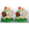 Image 1 : Cast Iron Dutch Boy and Girl Bookends.
