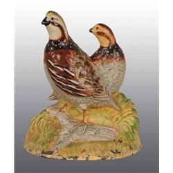 Cast Iron Quail Doorstop.
