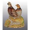 Image 1 : Cast Iron Quail Doorstop.