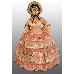 Cast Iron Colonial Lady Doorstop.