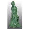 Image 1 : Cast Iron Sitting Nude Woman Bookend.