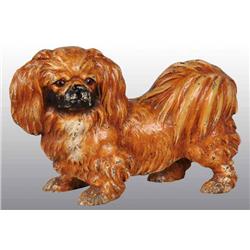 Cast Iron Pekingese Doorstop.