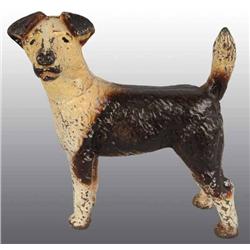 Cast Iron Fox Terrier Doorstop.