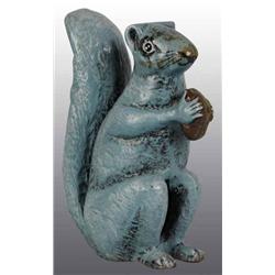 Cast Iron Squirrel with Nut Doorstop.