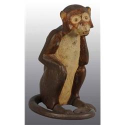 Cast Iron Monkey Doorstop.