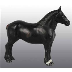 Cast Iron Percheron Doorstop.