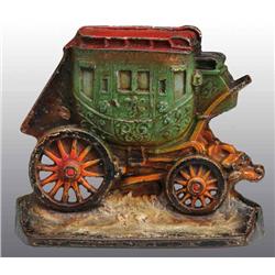 Cast Iron Stagecoach Doorstop.