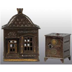 Lot of 2: Cast Iron Still Banks.