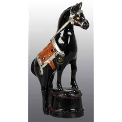 Cast Iron Horse on Tub Still Bank.